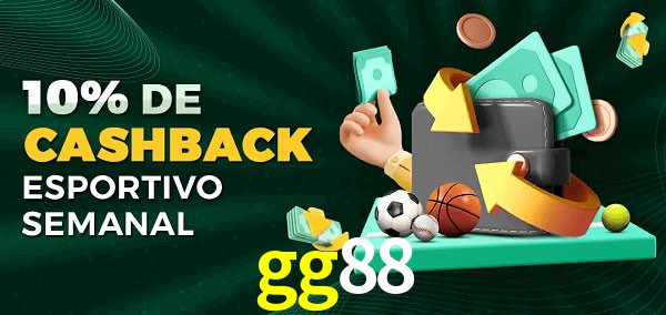 10% de bônus de cashback na gg88